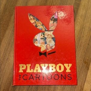 PLAYBOY The Cartoons Red and Gold Cover